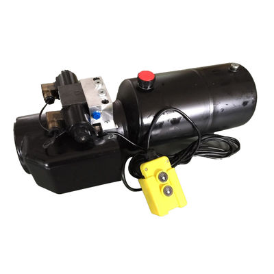 DC 12V 1.6KW  Work Pressure 18Mpa with Round Steel Tank Mini Hydraulic Power Packs for Fork-lifts