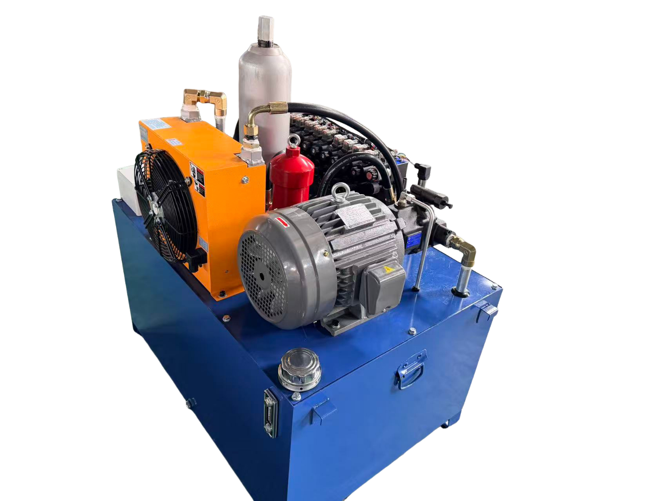 Hydraulic Power Unit-6L Steel Tank 2.5cc/R Hydraulic Gear Pump With Motor AC 380V 750W 1450RPM-2